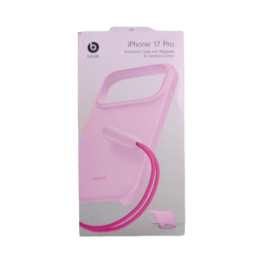 D2-O Beats Apple iPhone 17 Pro MagSafe Kickstand Case Pebble Pink